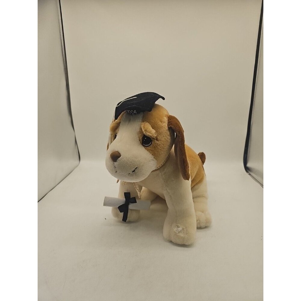 Vintage Hallmark Grady Plush Dog Graduation Gift Money Holder Class of 2004 - Picture 1 of 7
